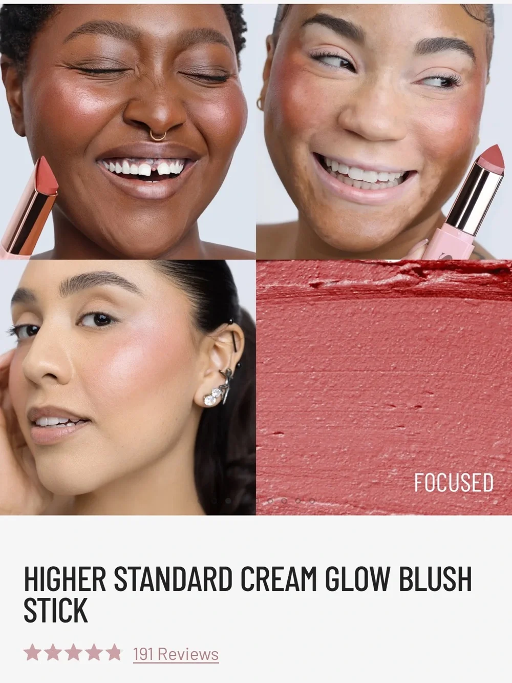 Lys Focused HIGHER STANDARD CREAM GLOW BLUSH STICK